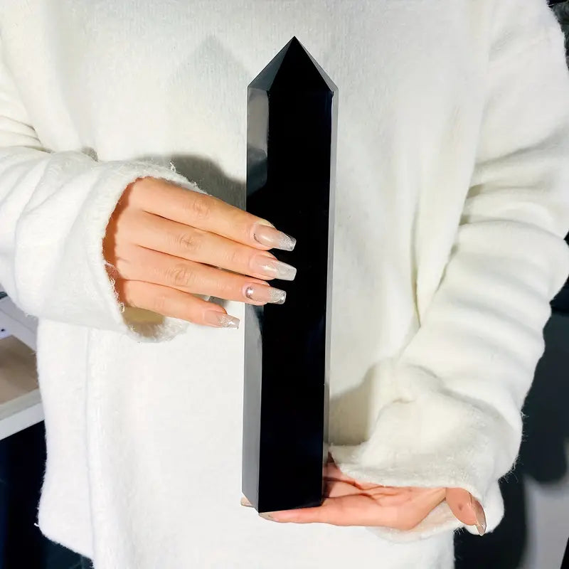 Black Obsidian Big Tower – Simmon Crystal Wholesale