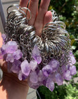 Amethyst Keychain