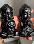 Black Obsidian Buddha