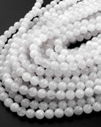White Jade Beads