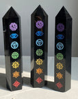 7 Chakra Obsidian Tower