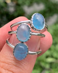 Aquamarine Sterling Silver Ring