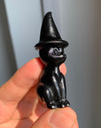 Obsidian Witch Cat