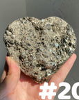 AAA Grade Pyrite Heart