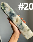 Big Moss Agate Tower