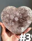Amethyst Cluster Heart