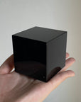 Black Obsidian Cube