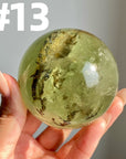 Apple Green Fluorite Sphere