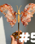 Fire Quartz Butterfly (imperfect)