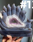 Druzy Agate 9 Tailed Fox