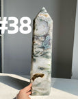 Big Moss Agate Tower