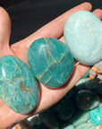 Amazonite Palm Stone