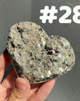 AAA Grade Pyrite Heart