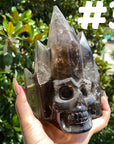 Sky Blue Quartz Skull