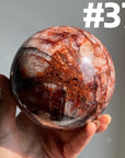 Fire Quartz Big Spheres