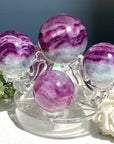 Watermelon Fluorite Sphere