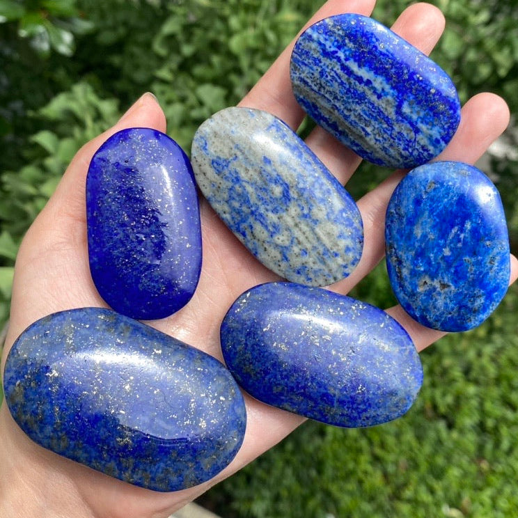 Lapis Lazuli Palm Stone – Simmon Crystal Wholesale