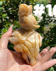 Sky Blue Quartz Owl
