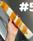 Orange Calcite Big Towers