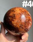 Fire Quartz Big Spheres