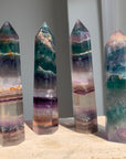 Rainbow Fluorite Small Towers