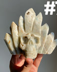 Sky Blue Quartz Skull