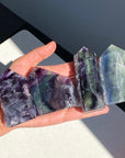 Half Raw Fluorite Tower