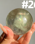 Apple Green Fluorite Sphere