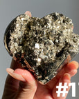 AAA Grade Pyrite Heart