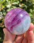 Watermelon Fluorite Sphere