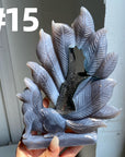 Druzy Agate 9 Tailed Fox