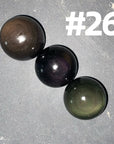 Rainbow Obsidian Sphere Bundle