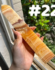 Orange Calcite Big Towers