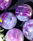 Watermelon Fluorite Sphere