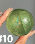 Apple Green Fluorite Sphere