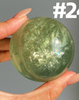 Apple Green Fluorite Sphere