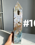 Big Moss Agate Tower