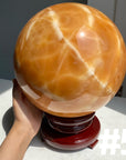 Orange Calcite Big Sphere