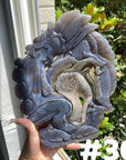 Druzy Agate Dragon