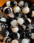 Black Agate Small Sphere (imperfect)