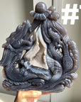 Druzy Agate Dragon