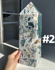 Big Moss Agate Tower