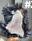 Druzy Agate Dragon