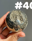 Pyrite Druzy Sphere