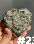 AAA Grade Pyrite Heart