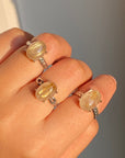 Rutile Quartz Ring
