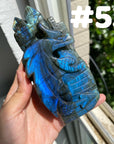 Labradorite Carvings