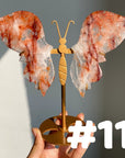 Fire Quartz Butterfly (imperfect)