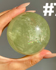 Apple Green Fluorite Sphere