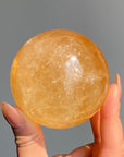 Honey Calcite Sphere